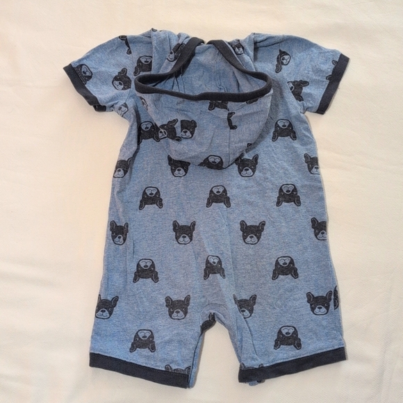 carter's 2-pack bundle cotton summer hoodie rompers 18 months baby boys - Picture 10 of 11